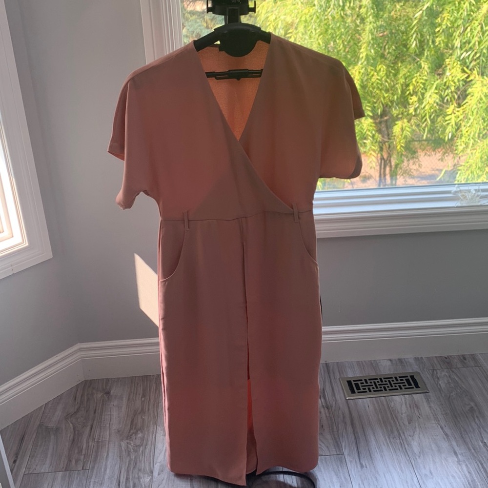 Suzy Shier Dusty Rose Dress